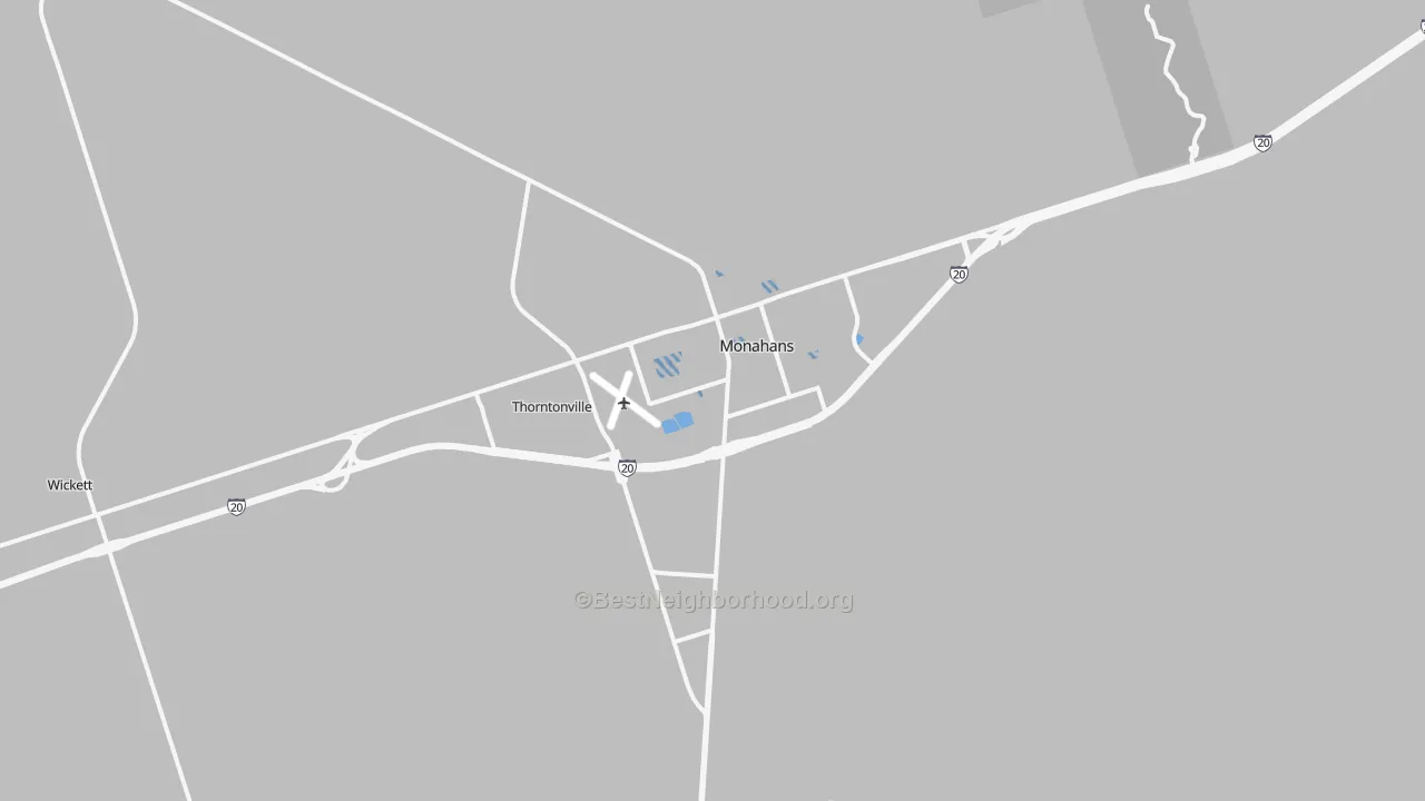 Transit Grade map of 79756, TX