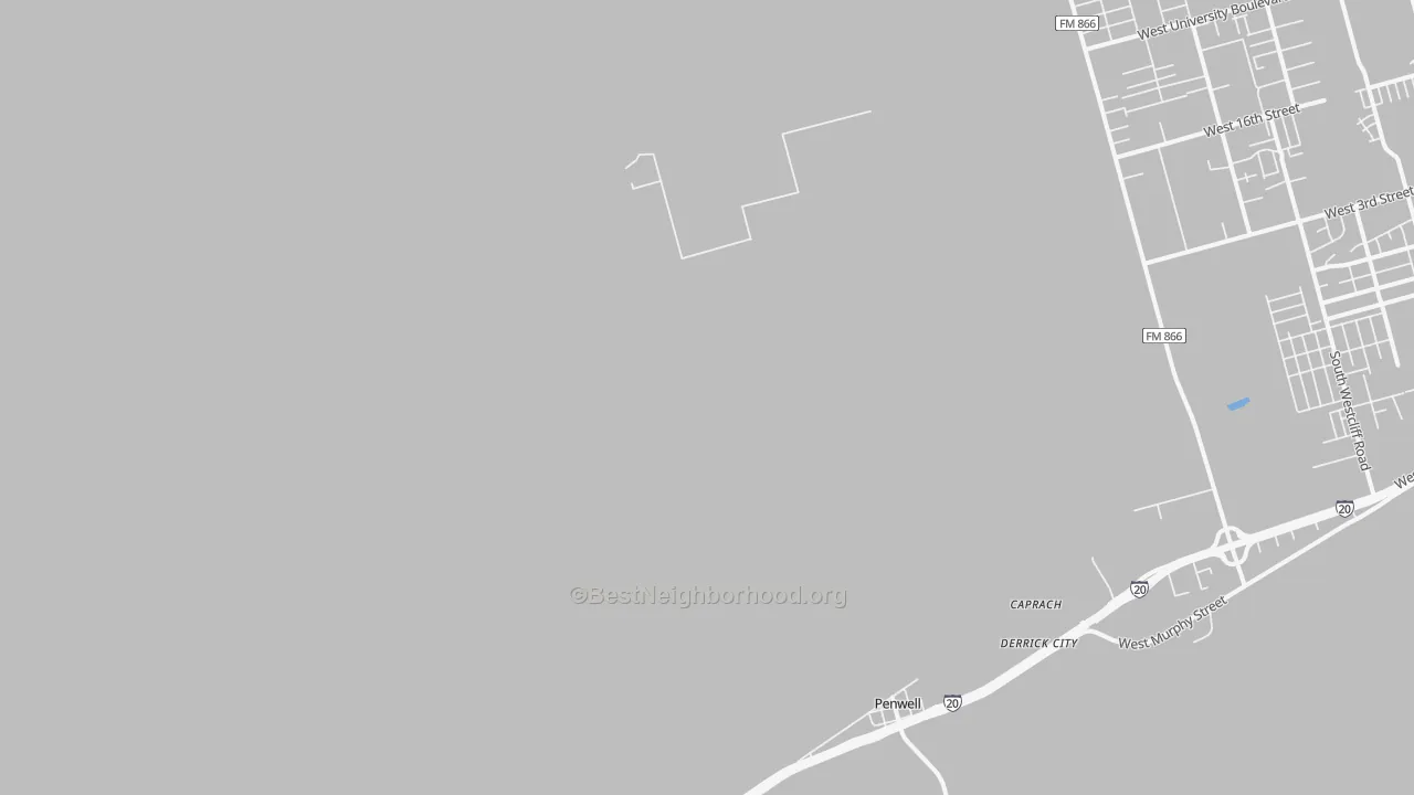 Transit Grade map of 79759, TX