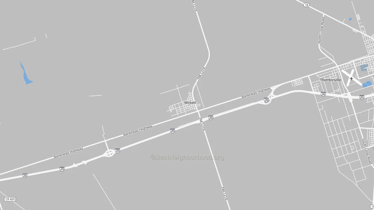 Transit Grade map of 79788, TX