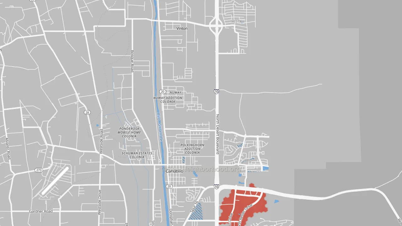 Transit Grade map of 79835, TX