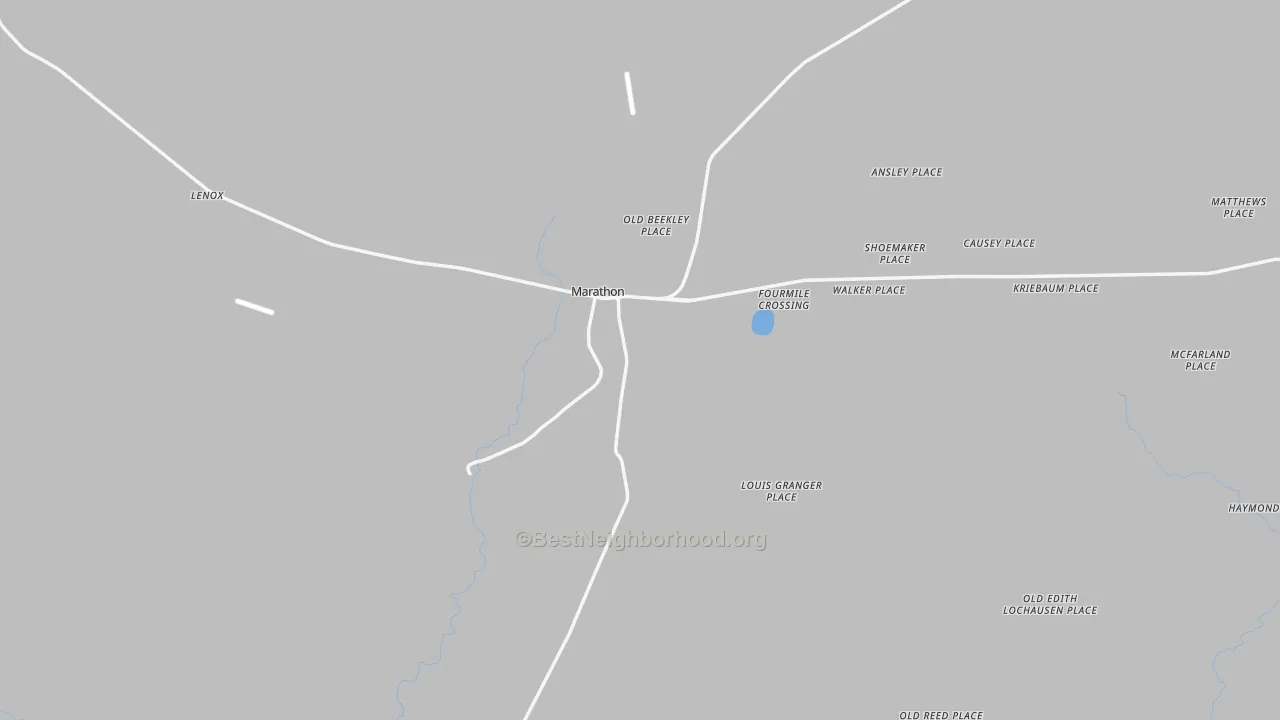 Transit Grade map of 79842, TX