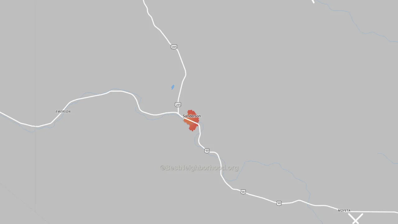 Transit Grade map of 79848, TX
