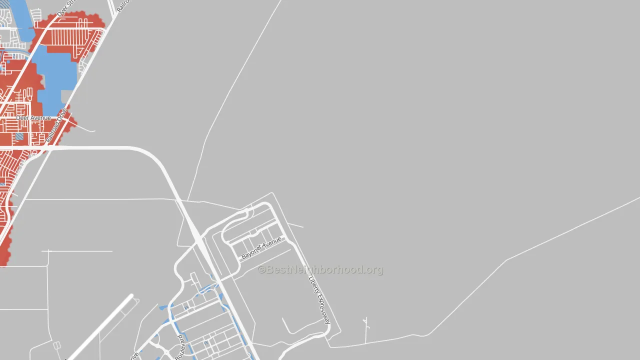 Transit Grade map of 79916, TX