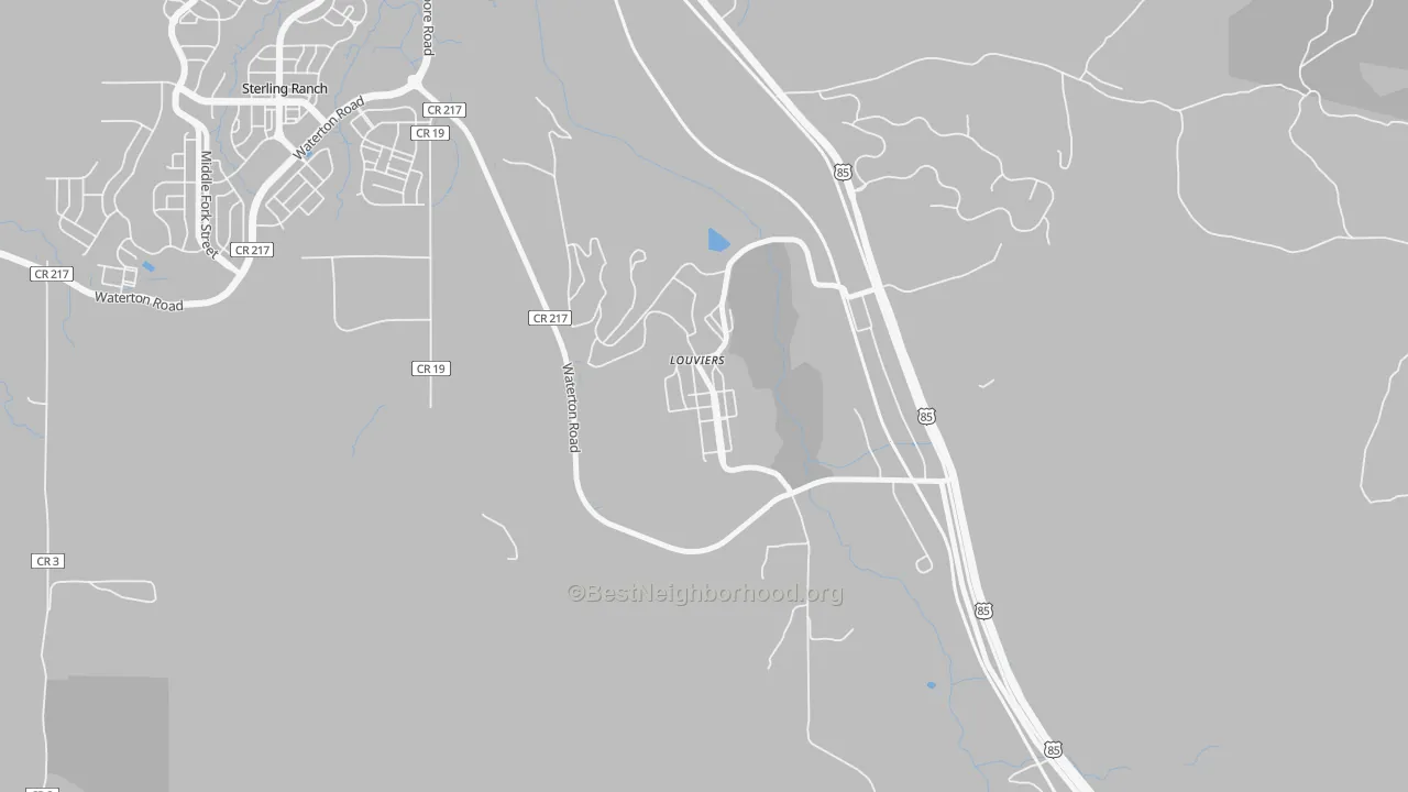 Transit Grade map of 80131, CO