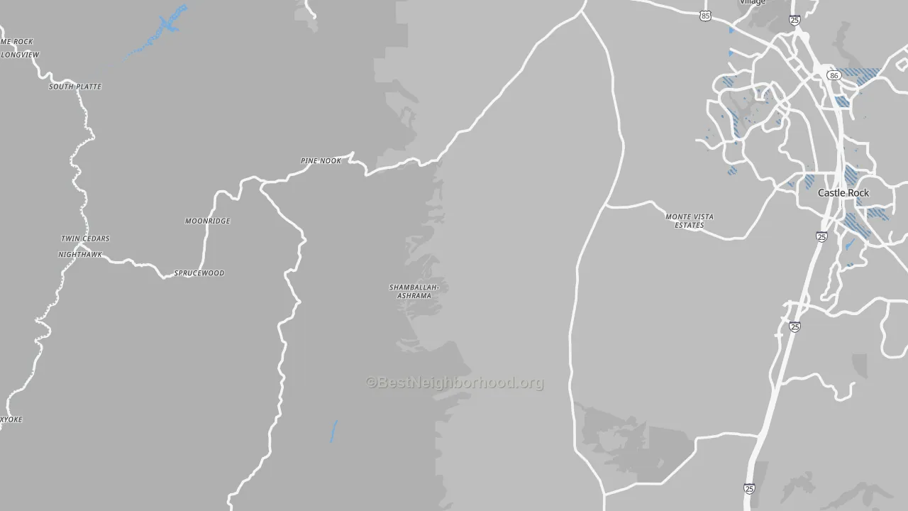 Transit Grade map of 80135, CO