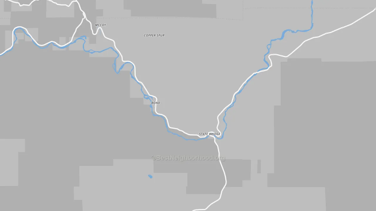 Transit Grade map of 80423, CO