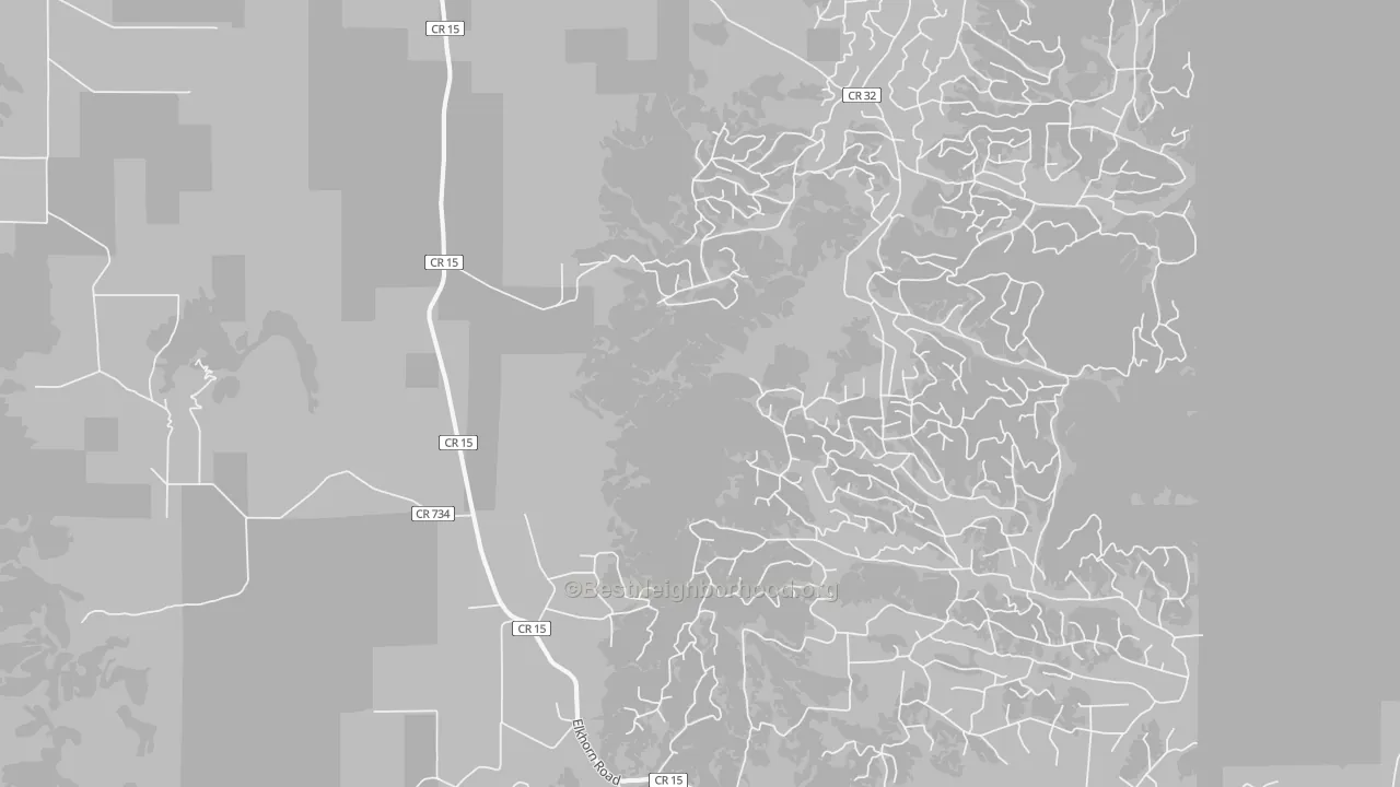 Transit Grade map of 80432, CO