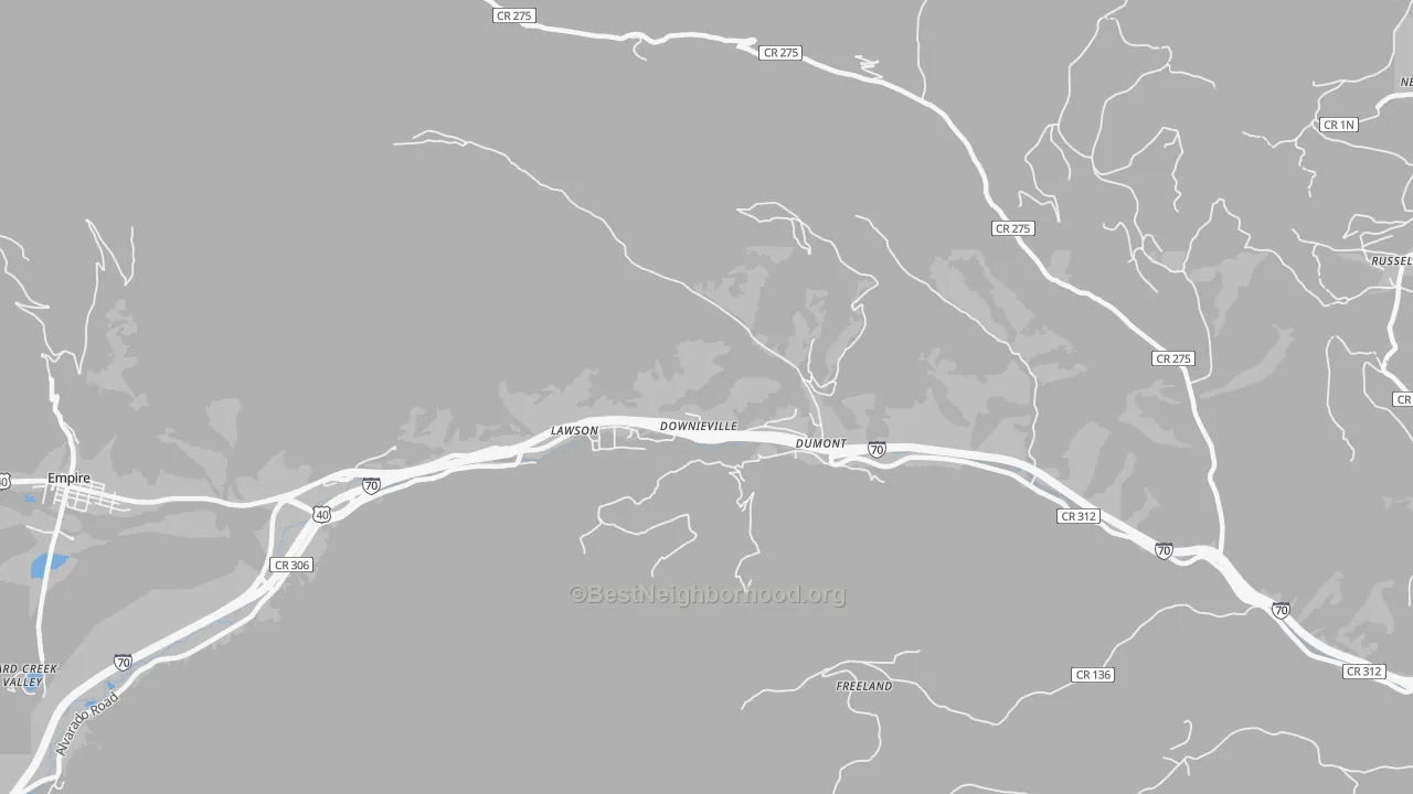 Transit Grade map of 80436, CO