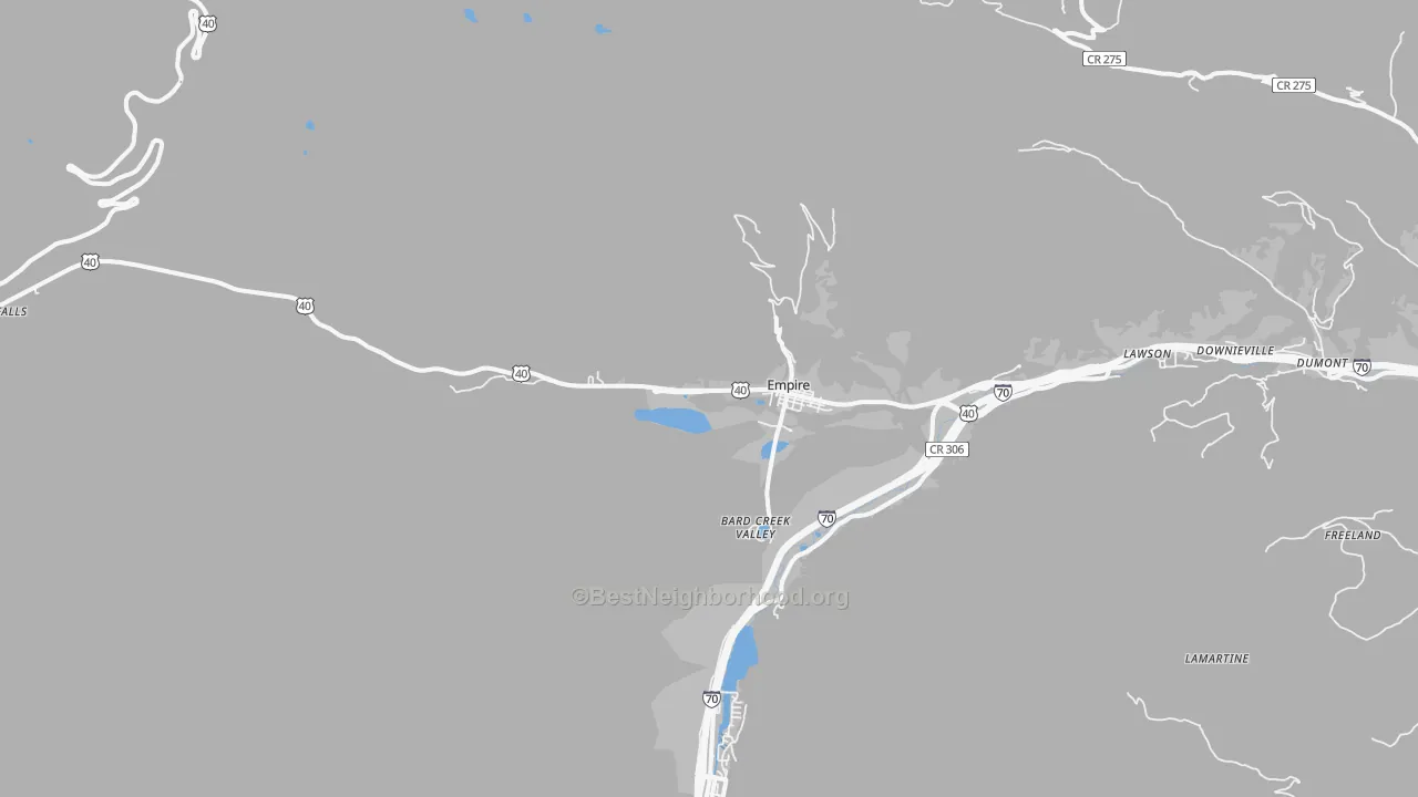 Transit Grade map of 80438, CO