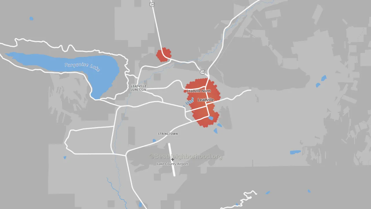 Transit Grade map of 80461, CO