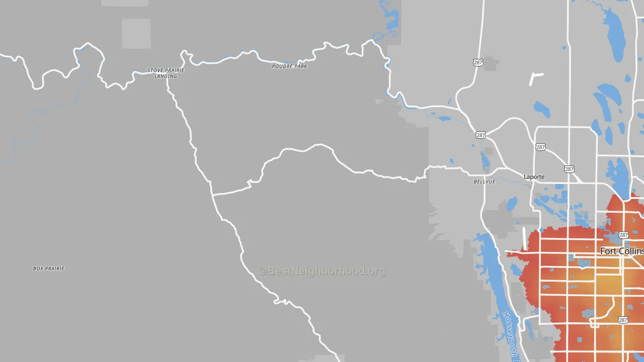 Transit Grade map of 80512, CO