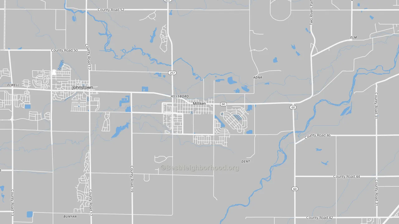 Transit Grade map of 80543, CO