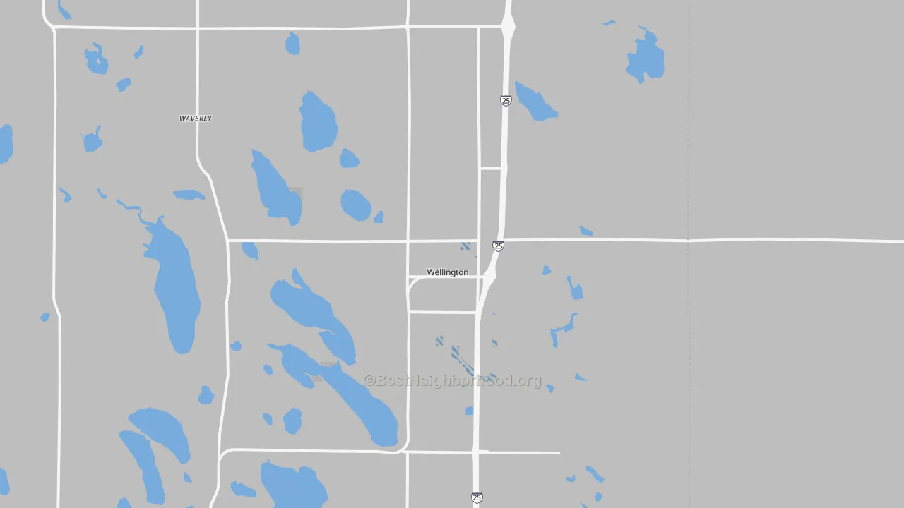 Transit Grade map of 80549, CO