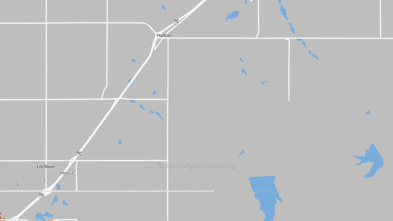 Transit Grade map of 80642, CO