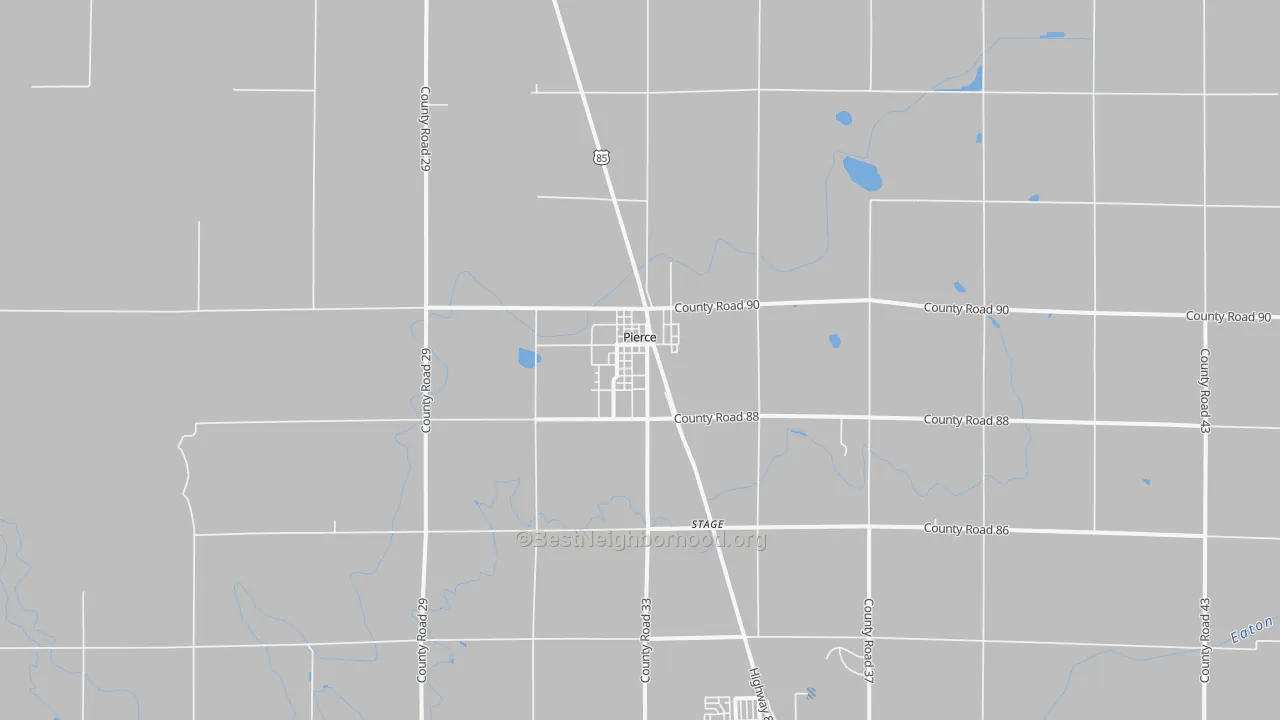 Transit Grade map of 80650, CO