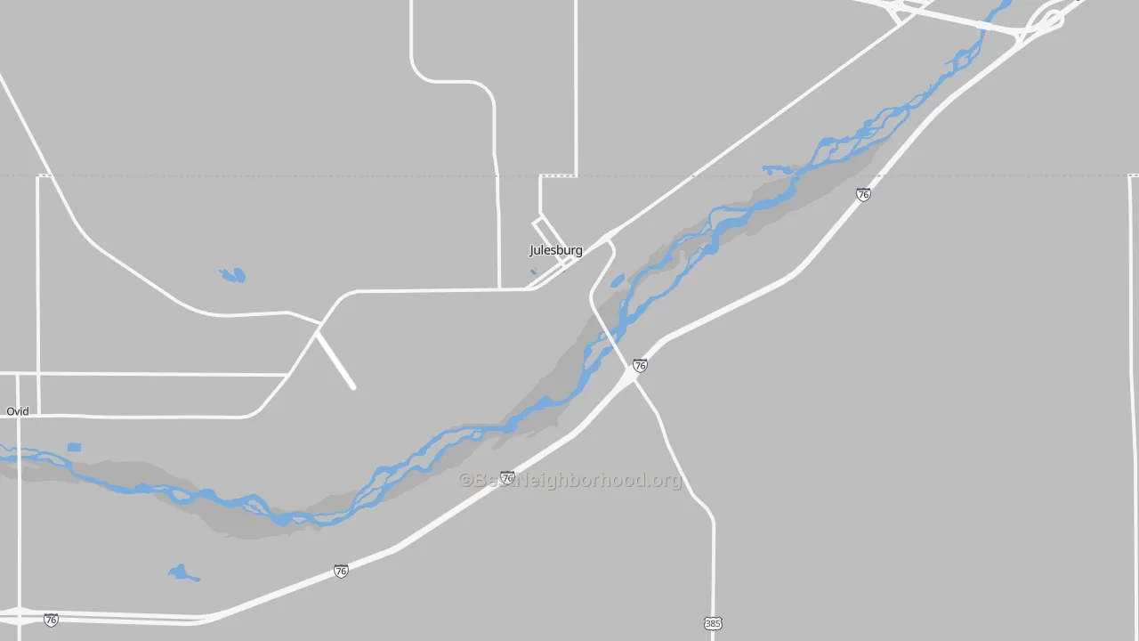 Transit Grade map of 80737, CO