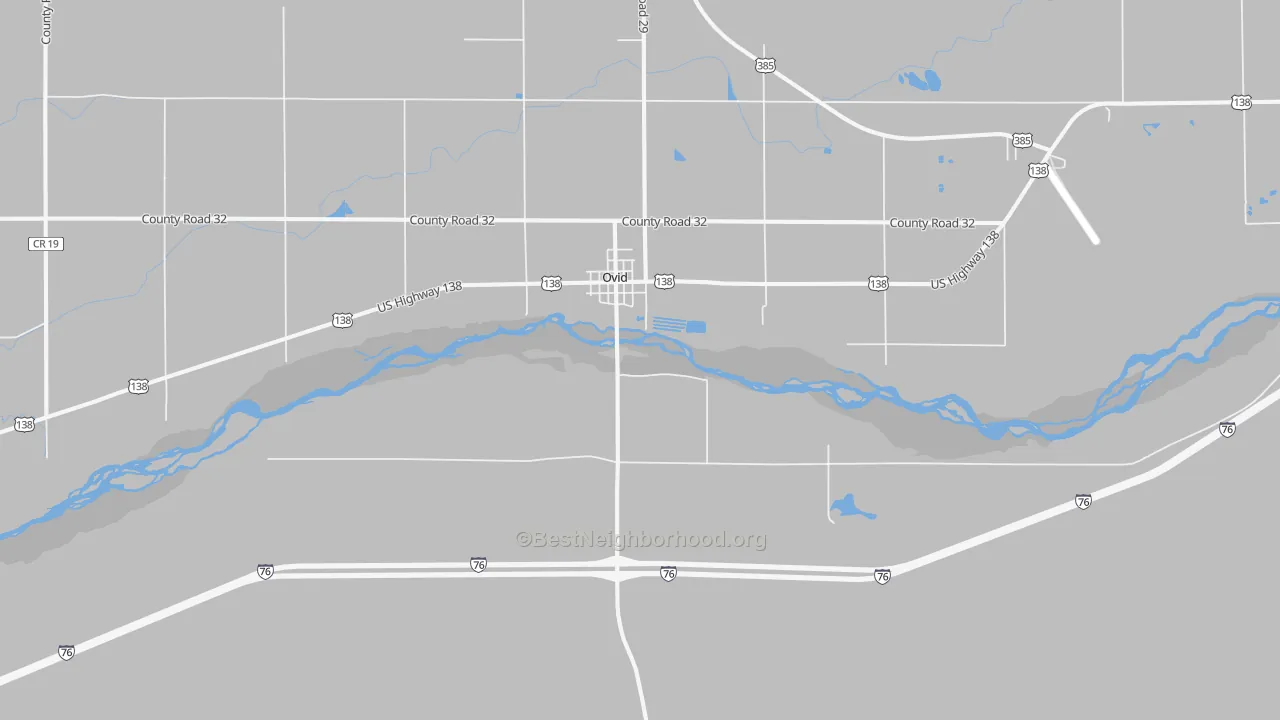 Transit Grade map of 80744, CO