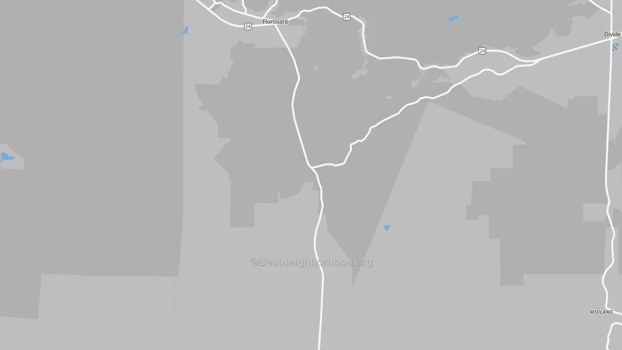 Transit Grade map of 80816, CO