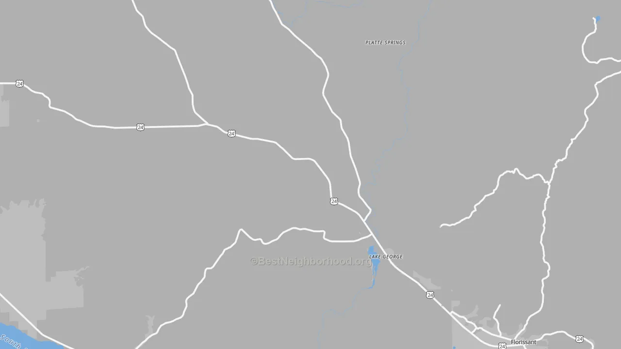 Transit Grade map of 80827, CO