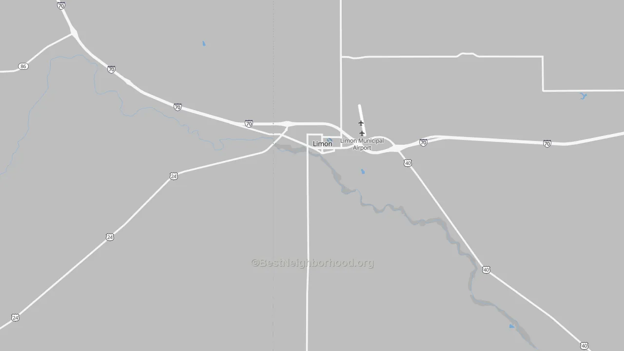 Transit Grade map of 80828, CO