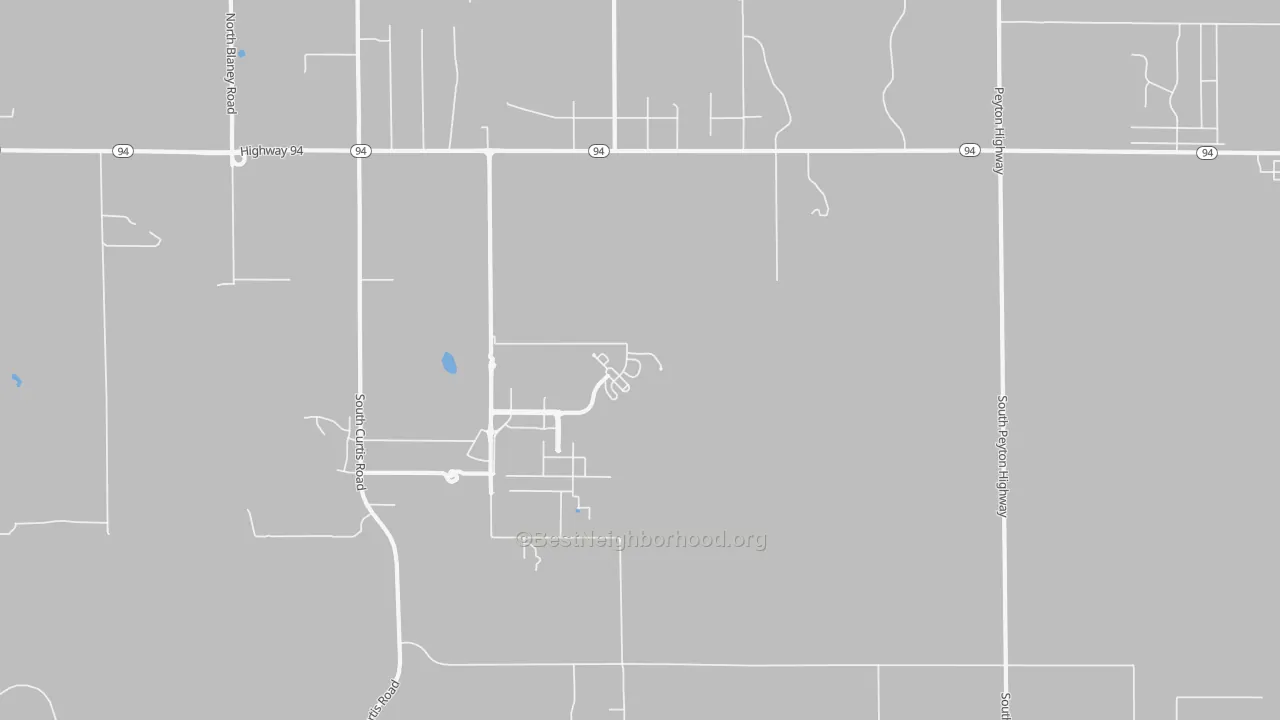 Transit Grade map of 80930, CO