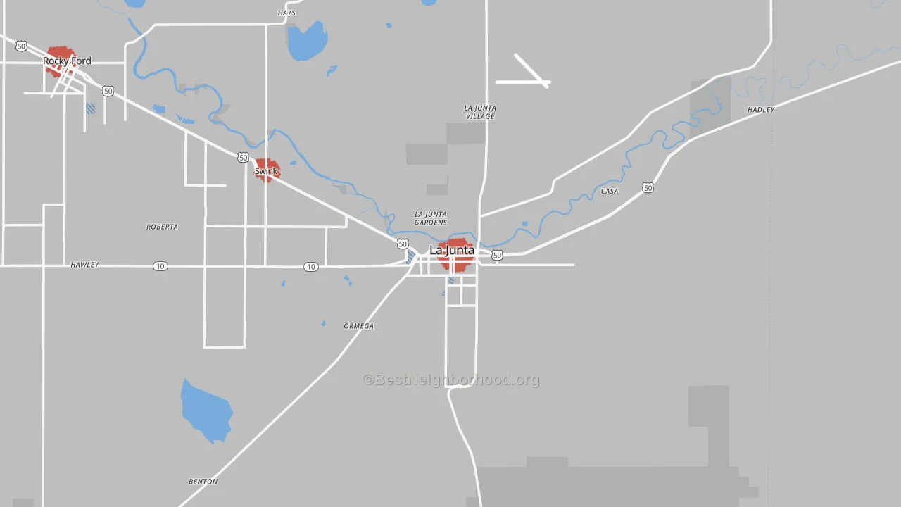 Transit Grade map of 81050, CO