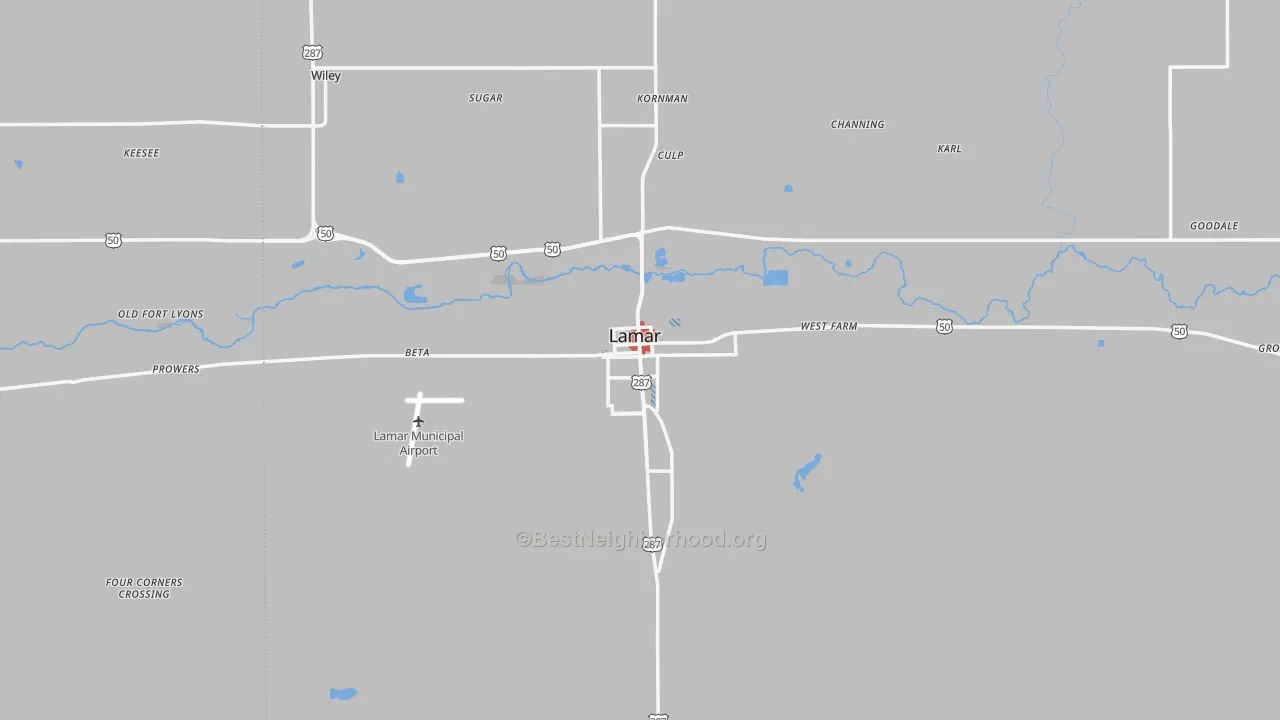 Transit Grade map of 81052, CO