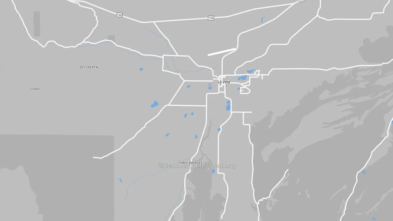 Transit Grade map of 81055, CO