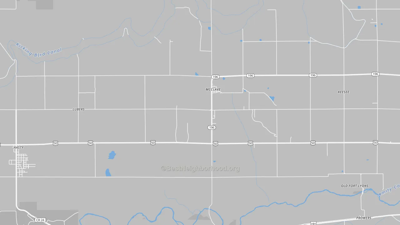 Transit Grade map of 81057, CO