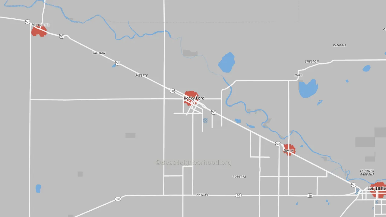 Transit Grade map of 81067, CO