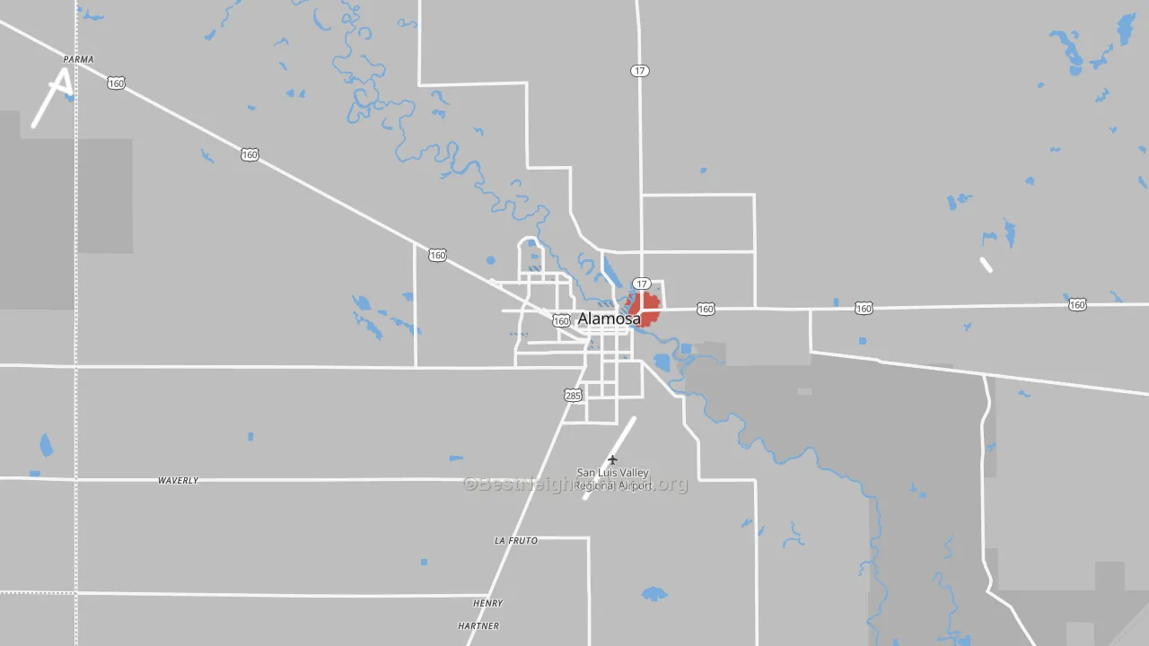Transit Grade map of 81101, CO