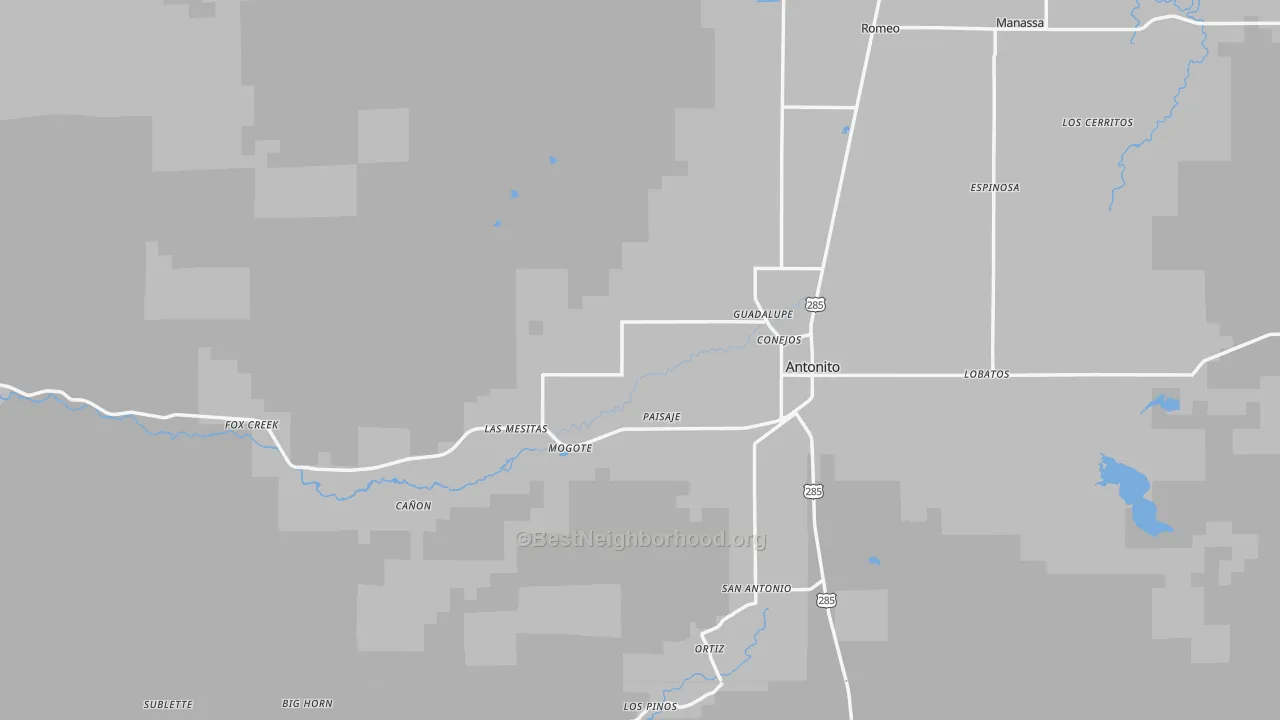 Transit Grade map of 81120, CO