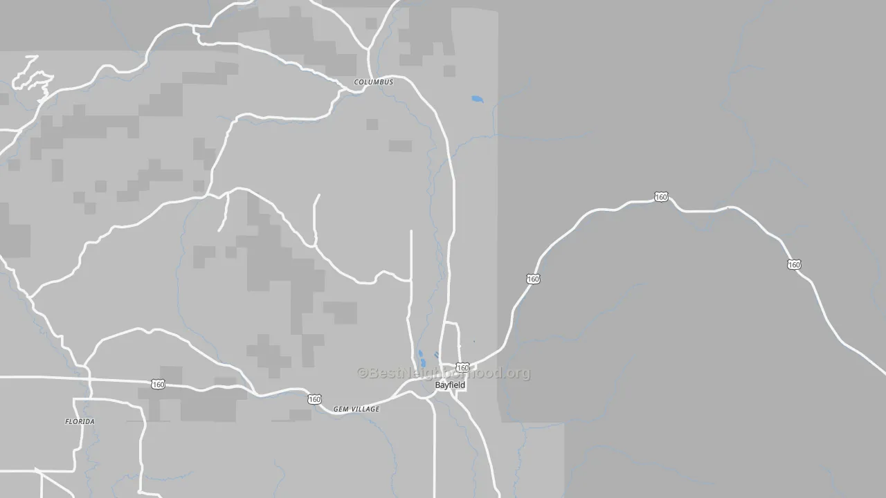 Transit Grade map of 81122, CO
