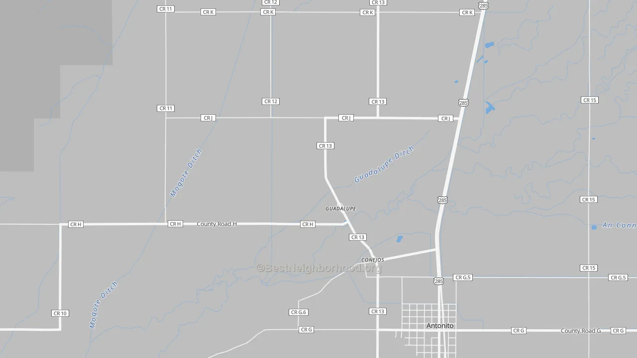 Transit Grade map of 81129, CO