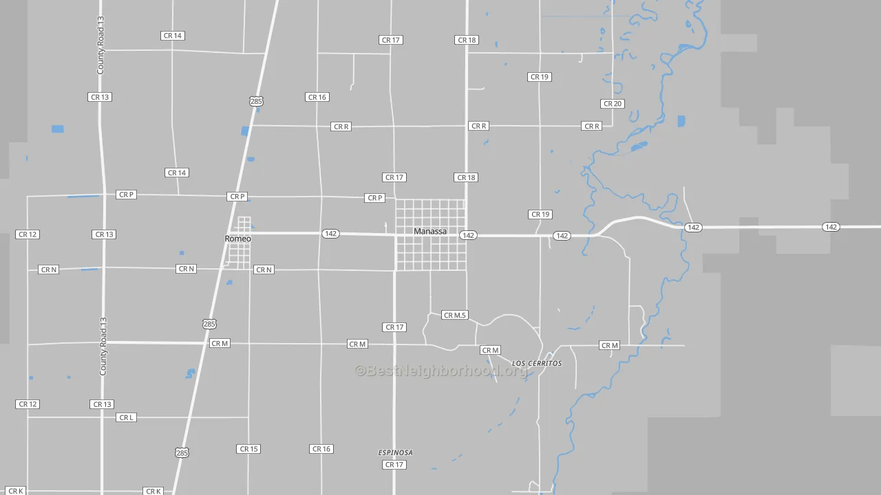 Transit Grade map of 81141, CO