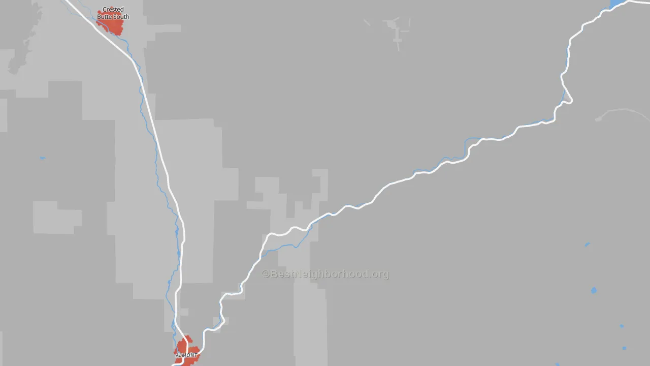 Transit Grade map of 81210, CO