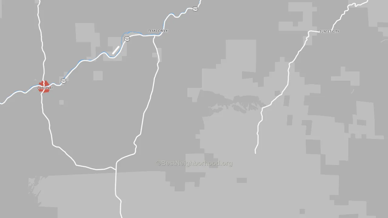 Transit Grade map of 81223, CO