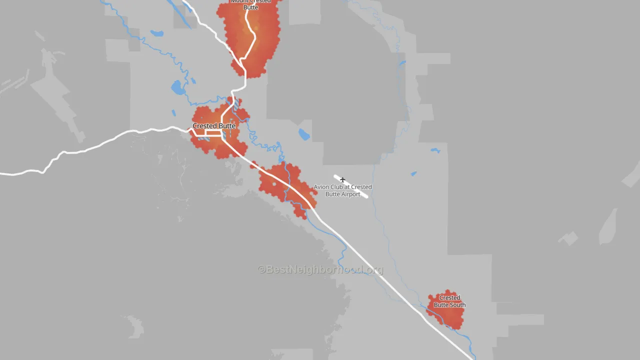 Transit Grade map of 81224, CO