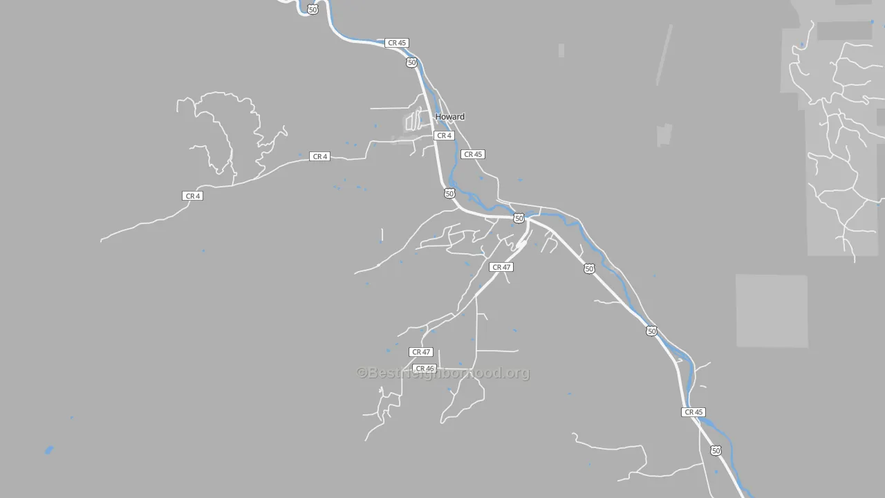 Transit Grade map of 81233, CO