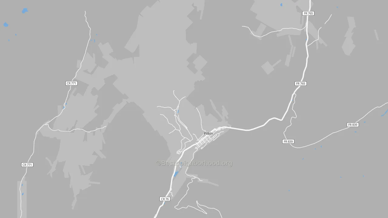 Transit Grade map of 81241, CO