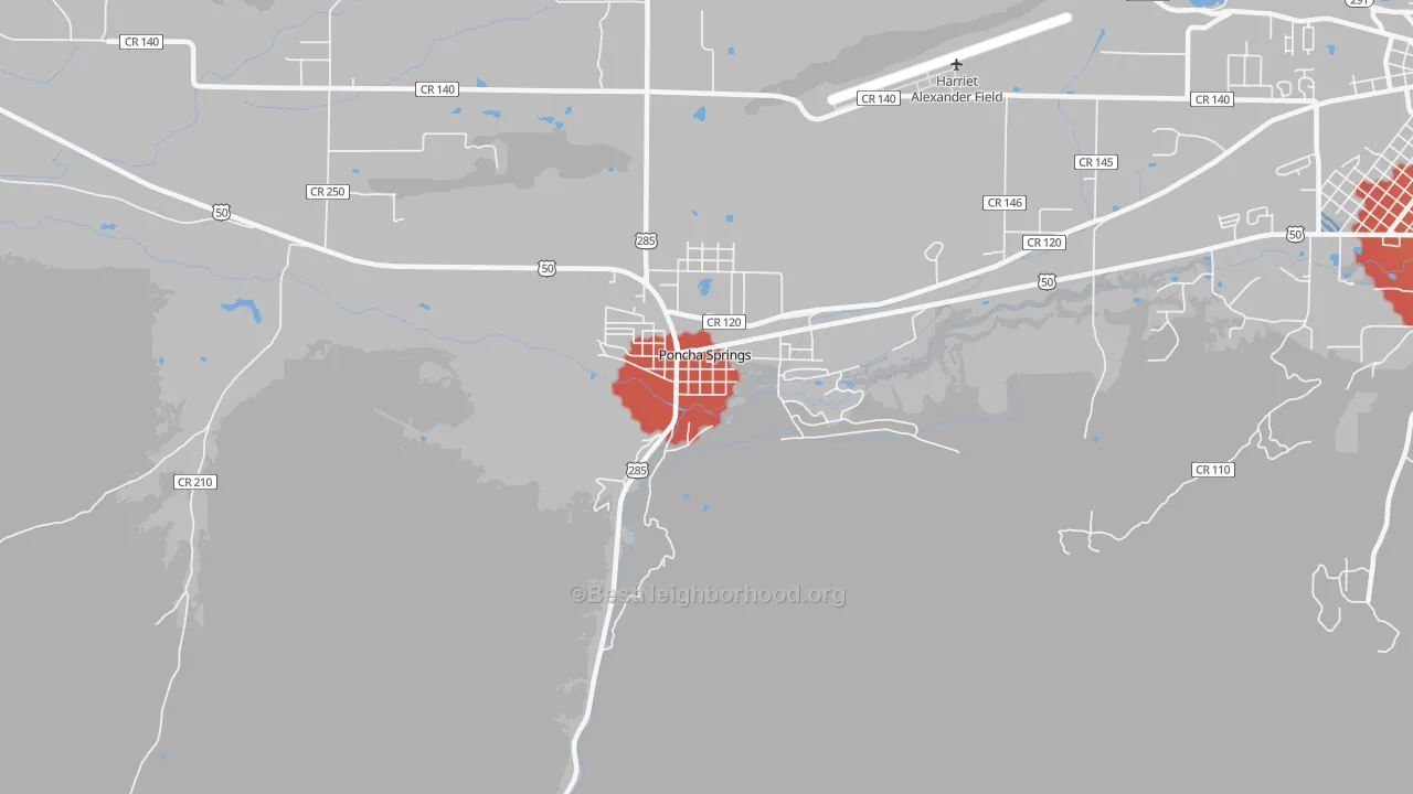 Transit Grade map of 81242, CO
