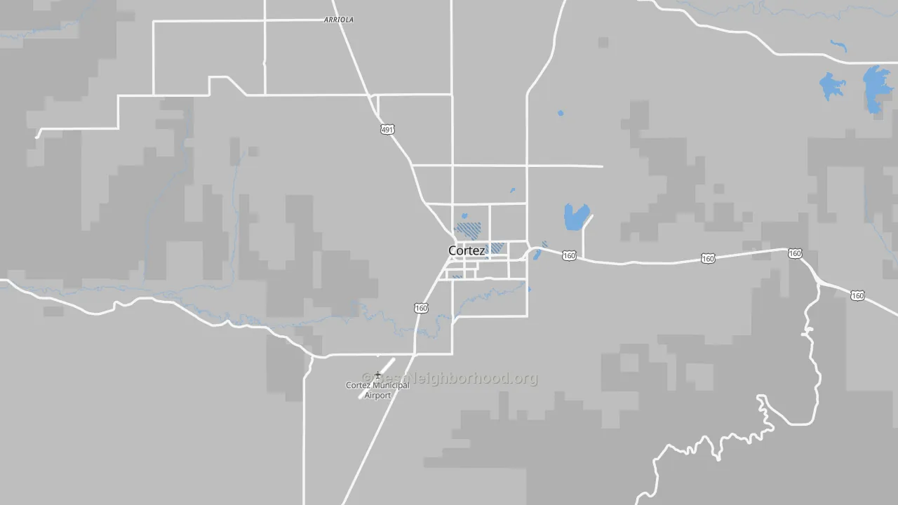 Transit Grade map of 81321, CO