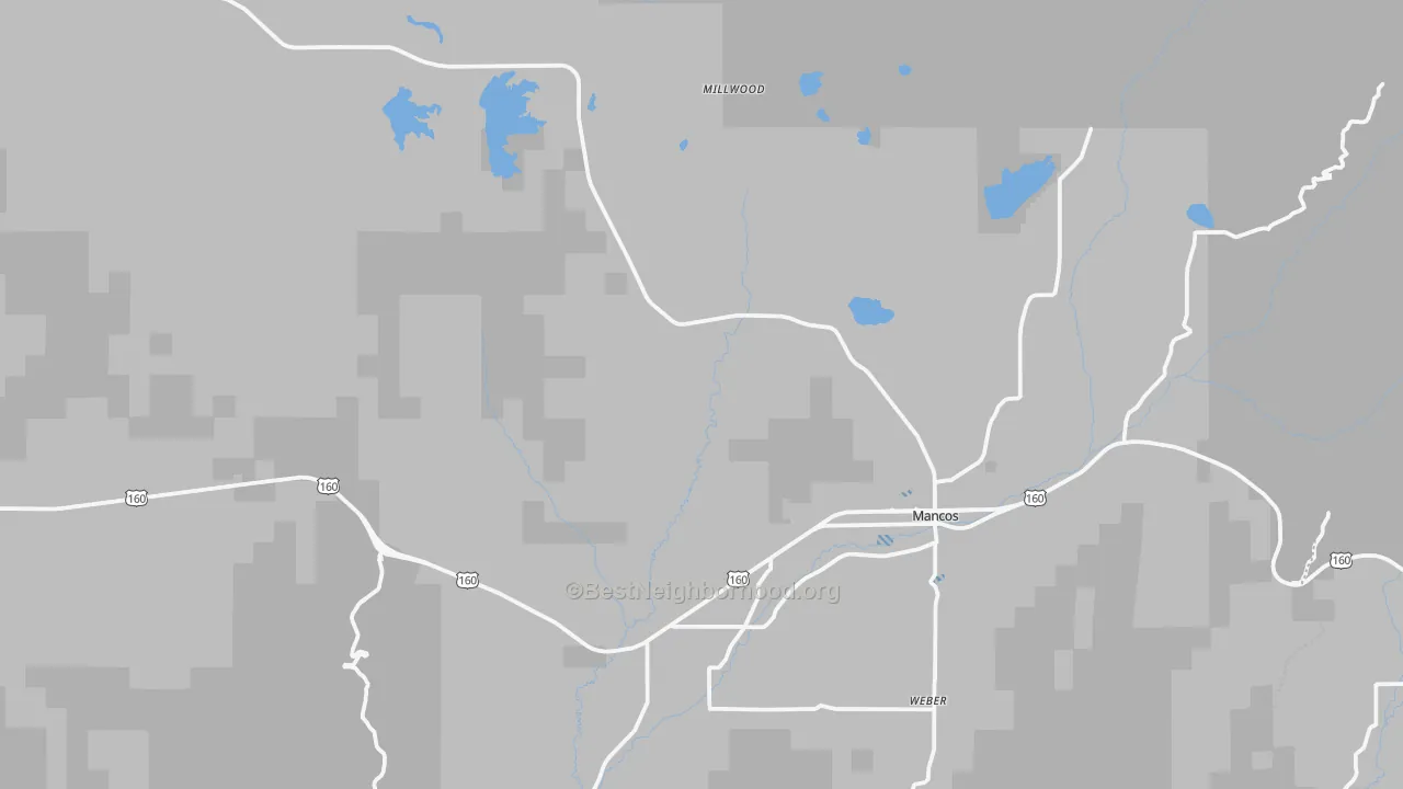 Transit Grade map of 81328, CO
