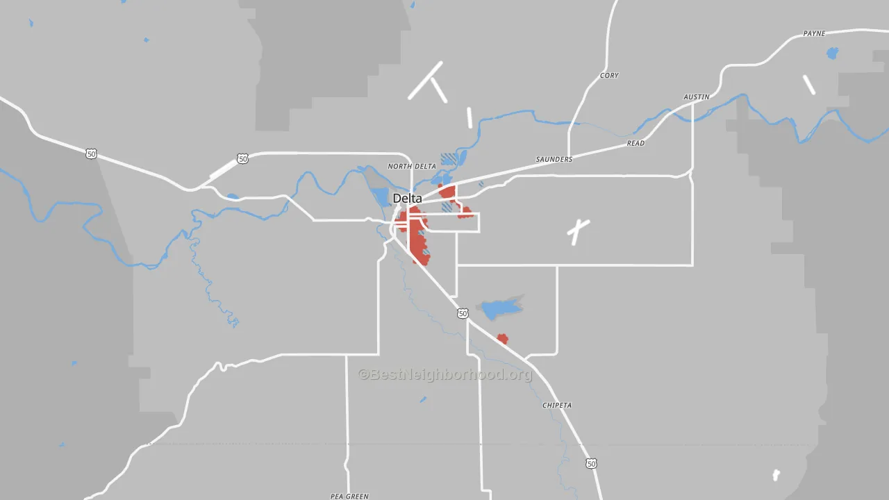 Transit Grade map of 81416, CO