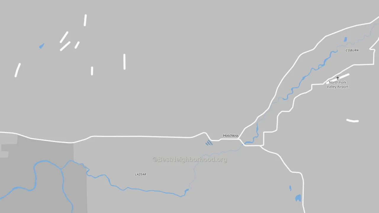 Transit Grade map of 81419, CO
