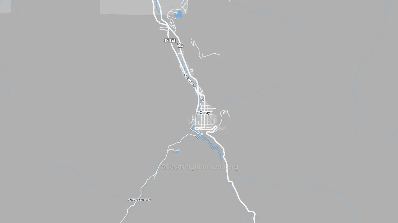Transit Grade map of 81427, CO