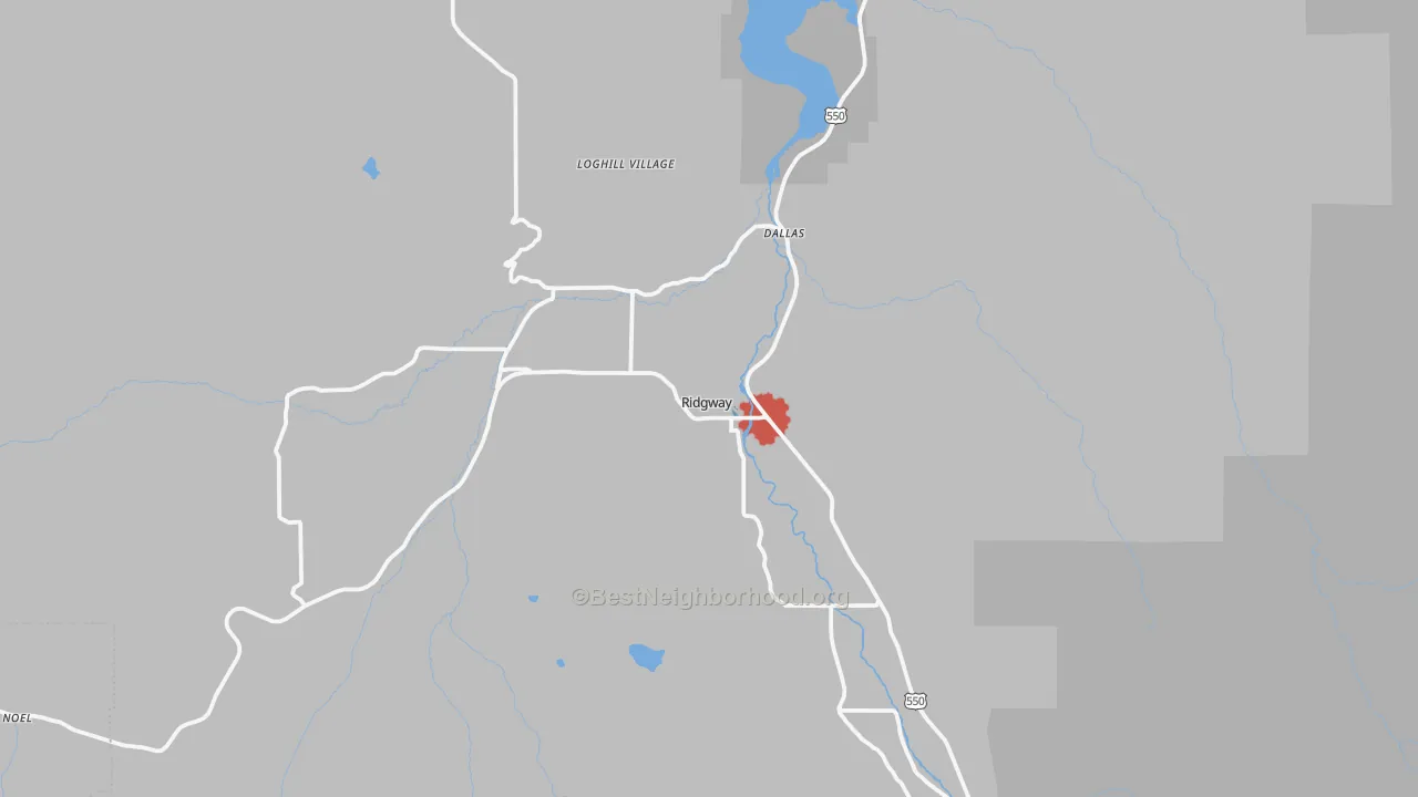 Transit Grade map of 81432, CO