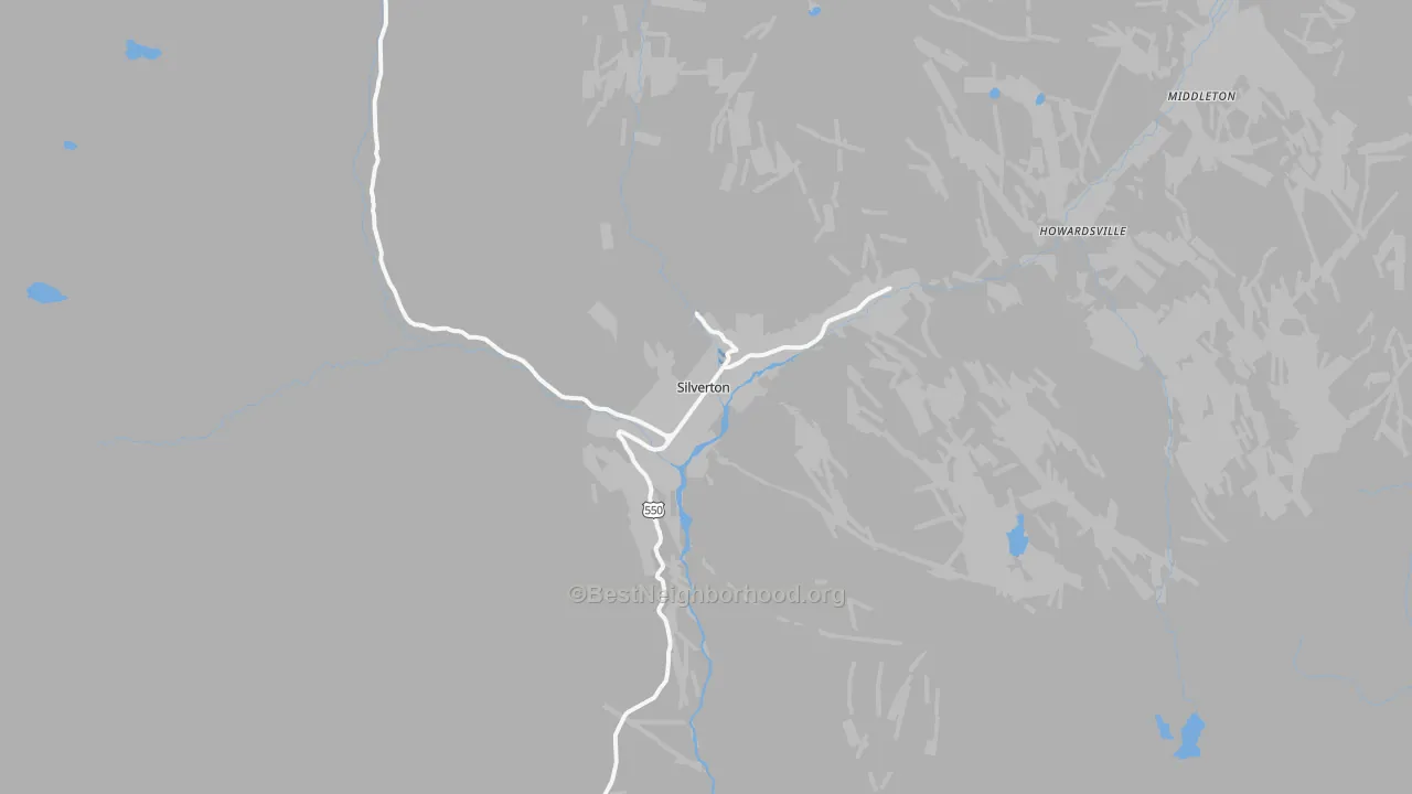 Transit Grade map of 81433, CO