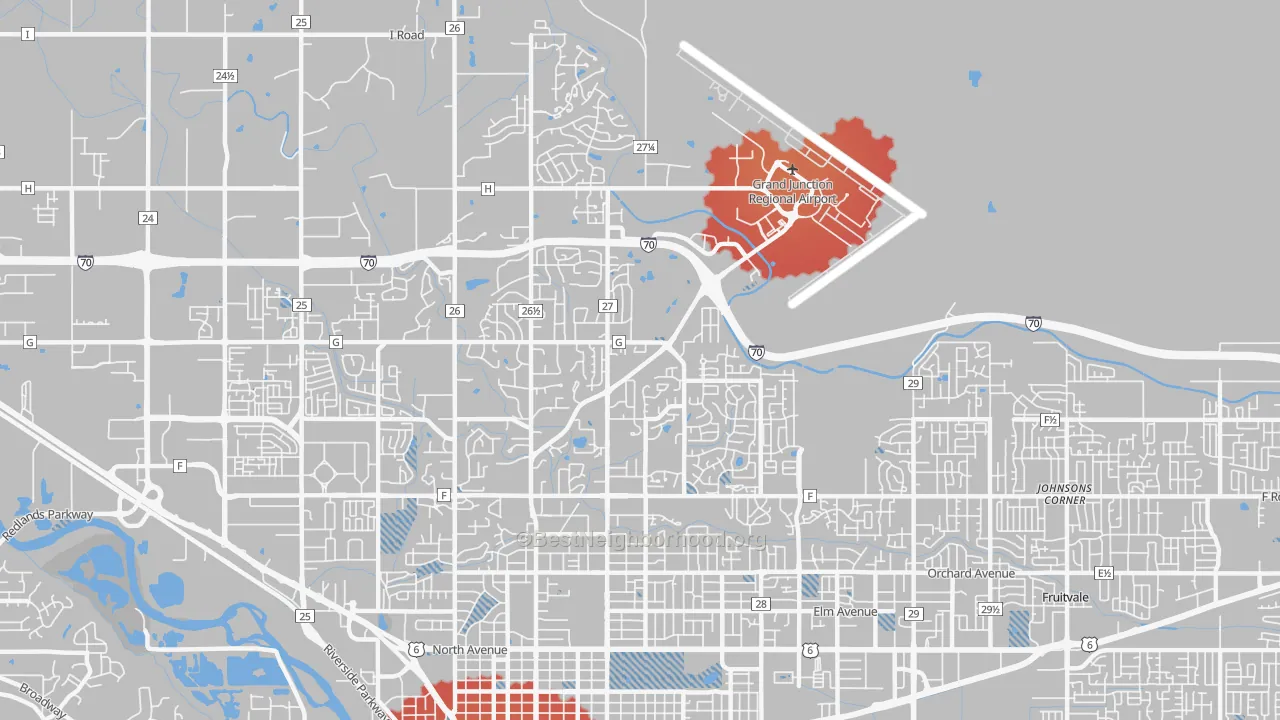 Transit Grade map of 81506, CO
