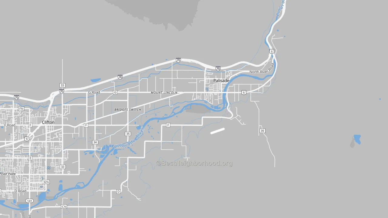 Transit Grade map of 81526, CO